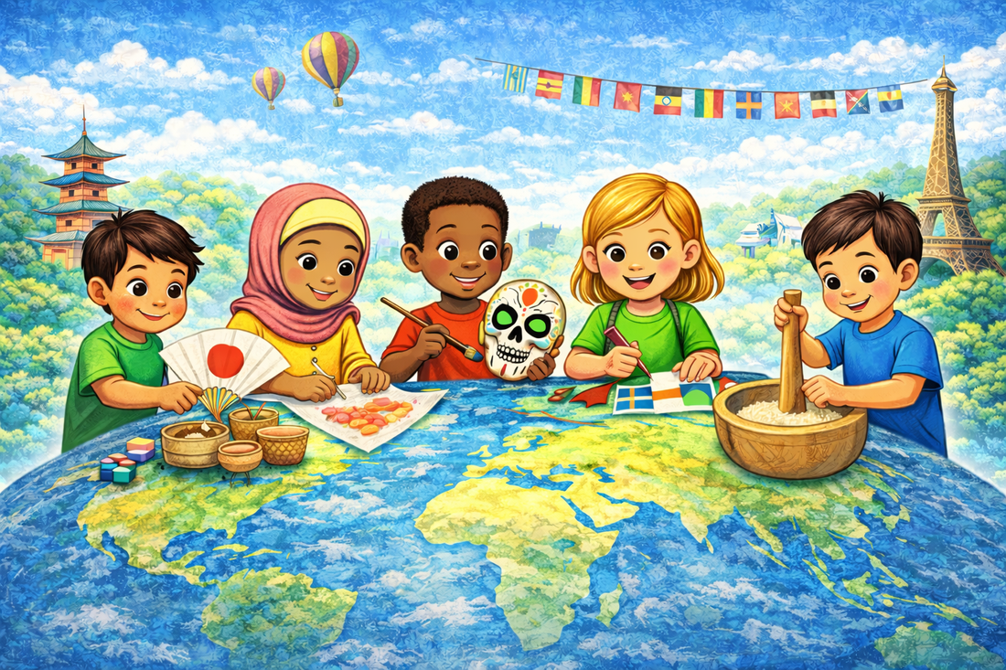 Easy Cultural Activities for Kids: 10-Minute Projects - The Landmark Kids