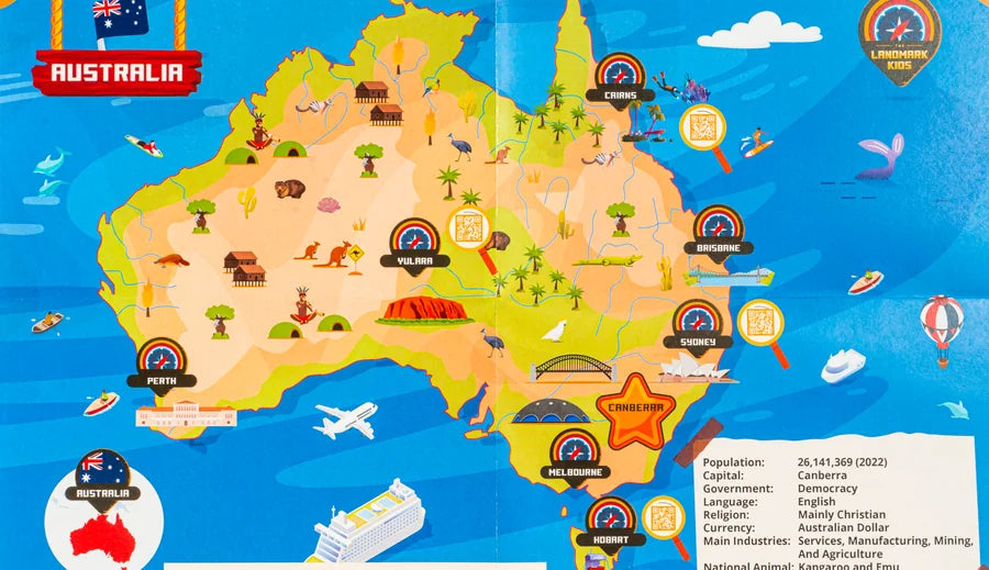 Australia mission map